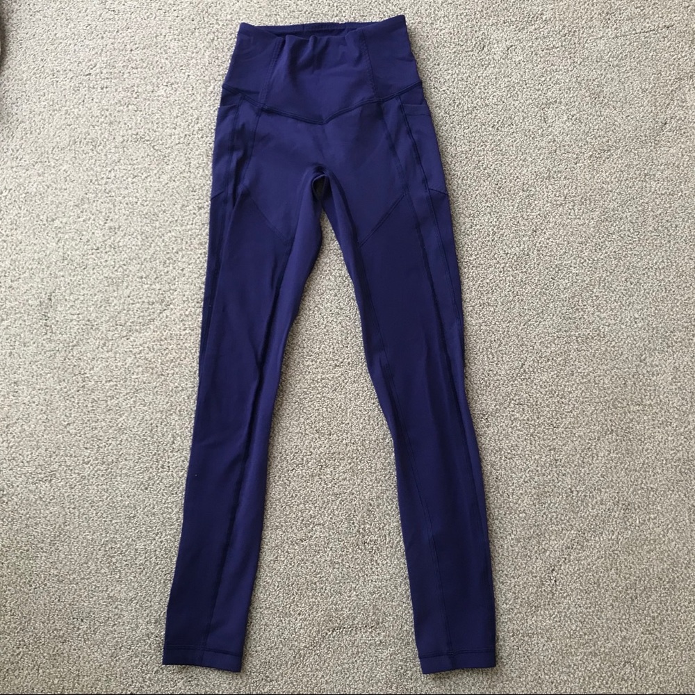Lulu lemon Navy Blue/Indigo Full Length Leggings